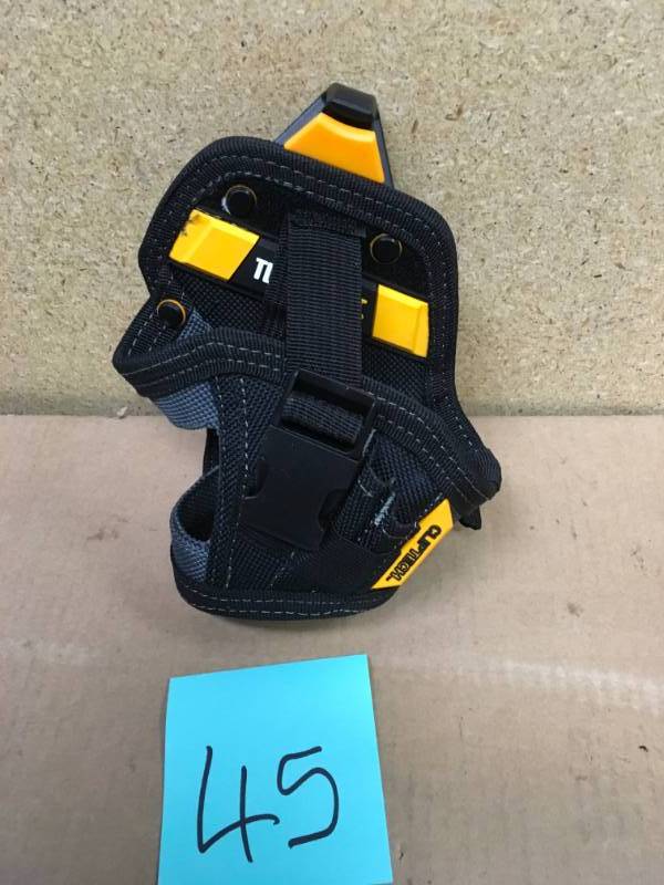 lot 45 image: TOUGHBUILT 13-Pocket Lithium-Ion Drill Holster in Black in good condition