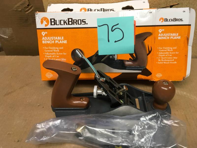 lot 75 image: Buck Bros. 9 in. Bench Plane in good condition