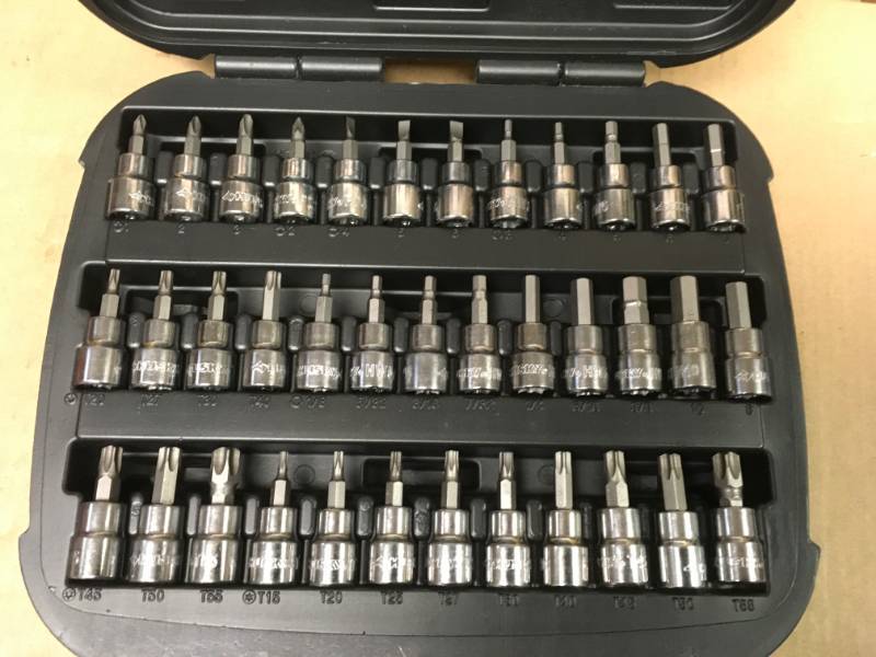 lot 84 image: Husky 38 in. Drive Master Bit Socket Set (37-Piece) in good condition