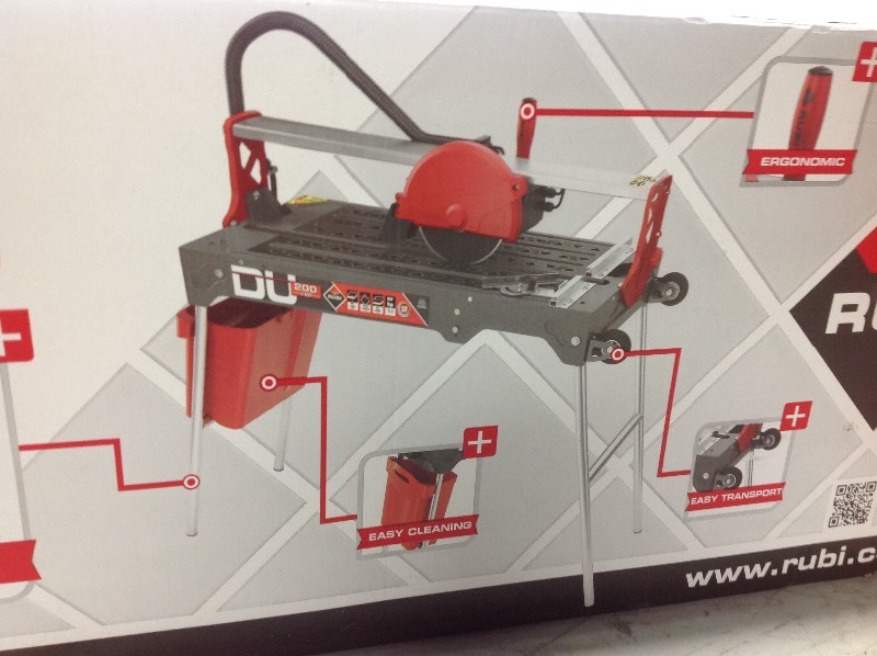 lot 111 image: Rubi 8 in. 120-Volt Tile Saw DU EVO 26 in. in good conditions