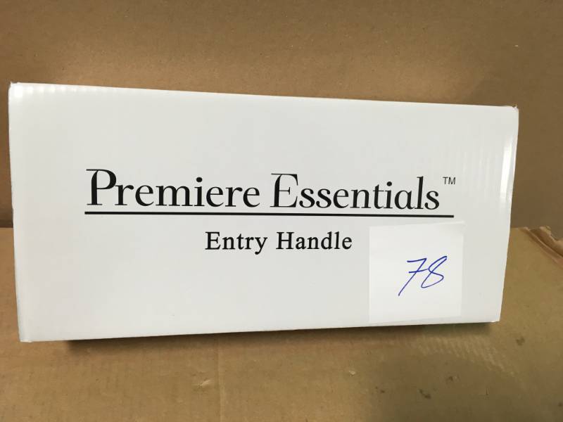 lot 78 image: Weslock Premiere Essentials Hillcrest Single Cylinder Oil-Rubbed Bronze Door Handleset with New Haven Lever not used