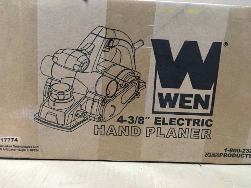 lot 88 image: WEN 8 Amp 4-38 in. Corded Hand Planer not used