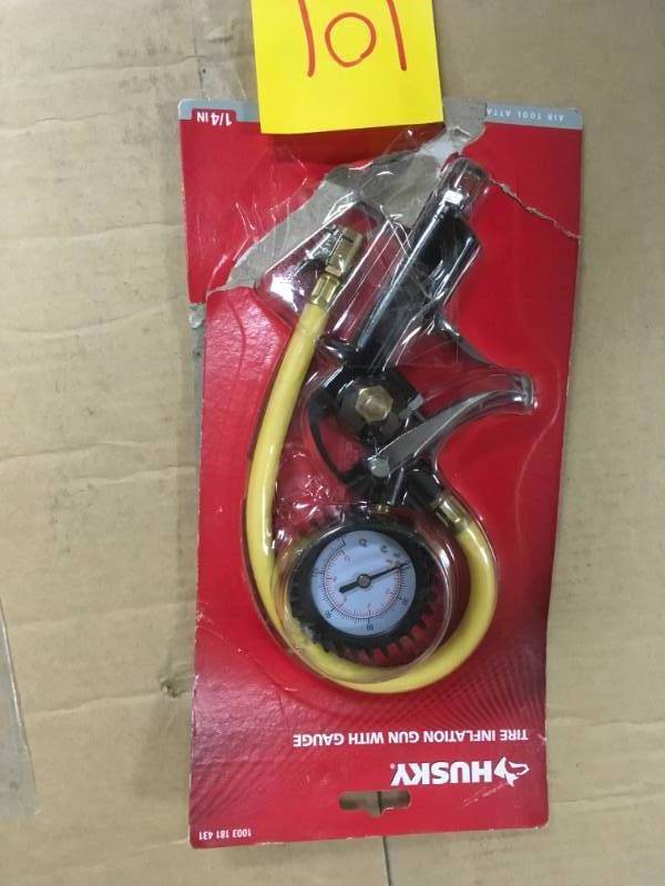 lot 101 image: Husky Tire Inflation Gun in very good condition