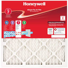 lot 54 image: Honeywell 12 in. x 20 in. x 1 in. Allergen Plus Pleated FPR 7 Air Filter (2-Pack) not used