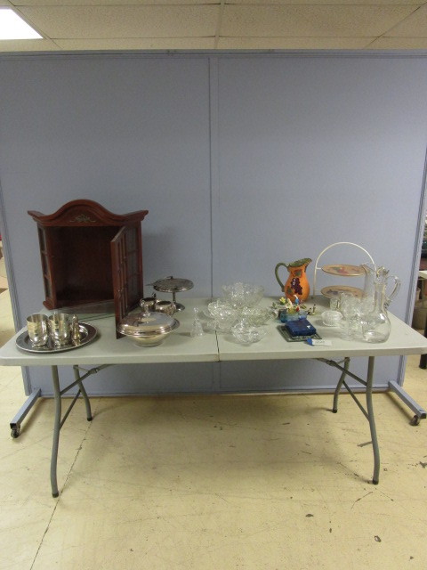 CRYSTAL, CURIO CABINET, PAINTING AND MORE