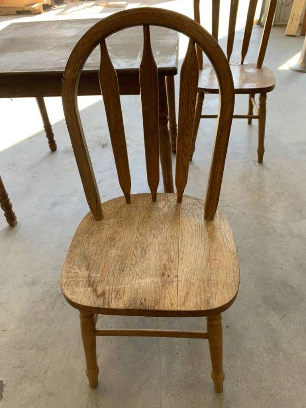 Childrens Antique Table & Chairs