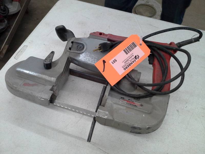 lot 551 image: Milwaukee Electric Tool Corp. Heavy Duty Band Saw