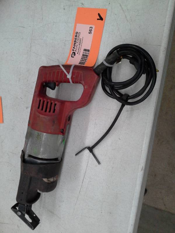 lot 563 image: Milwaukee Electric Tool Corp. Heavy Duty Sawzall