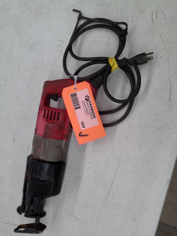 lot 569 image: Milwaukee Electric Tool Corp. Heavy Duty Sawzall