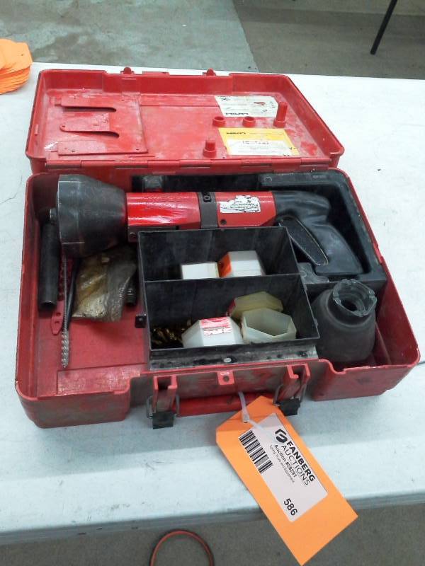 lot 586 image: Hilti DX600N Fastener with Case