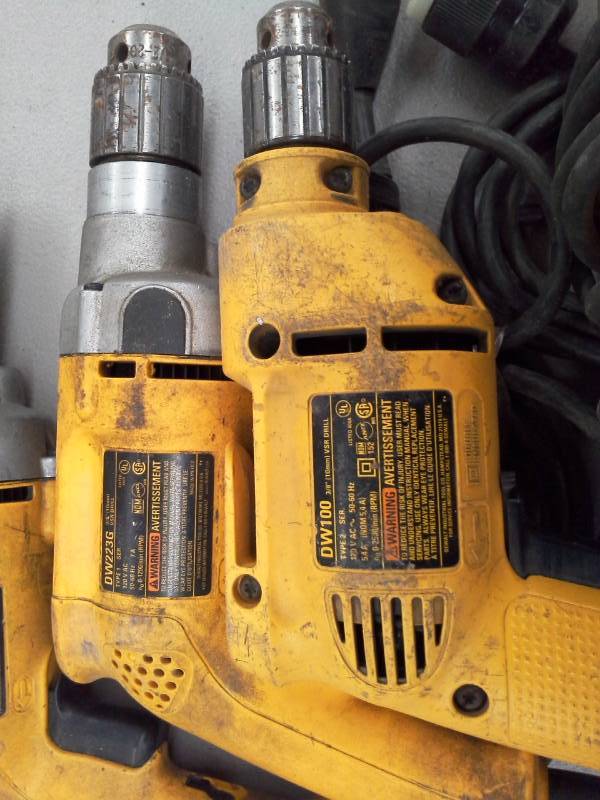 DeWalt DW100 DW223G DW235G Drills Spring Tools and Equipment