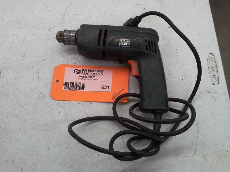 lot 631 image: Black & Decker Corded Drill