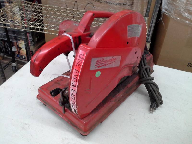 lot 646 image: Milwaukee Electric Tool Corp. 14in. Abrasive Cut-Off Machine
