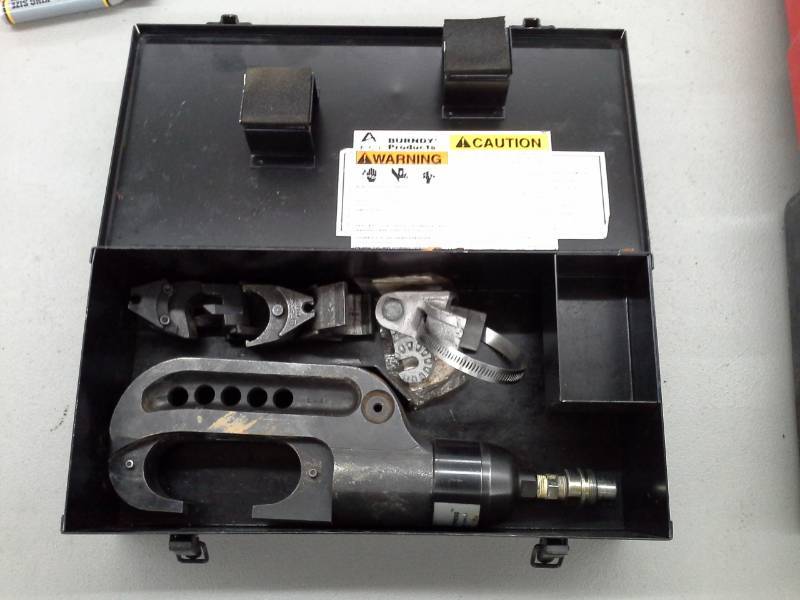 lot 701 image: Burndy Y46 Series Hypress High Pressure Press with Accessories, Case