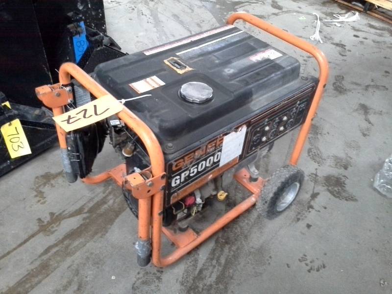 lot 727 image: Generac GP5000 6250W Portable Generator