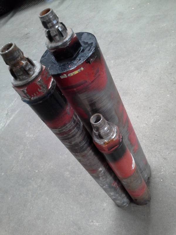 lot 910 image: Three Used Hilti Diamond Core Bits