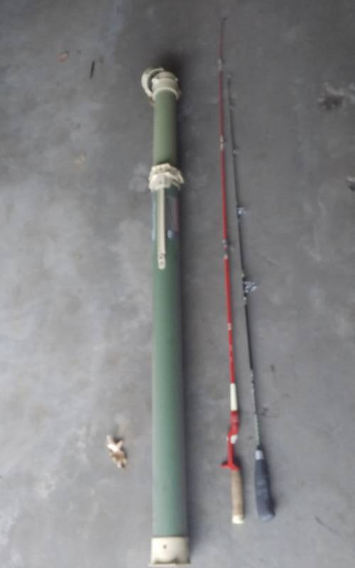 lot 63 image: 2-Fishing Poles & 1-Case