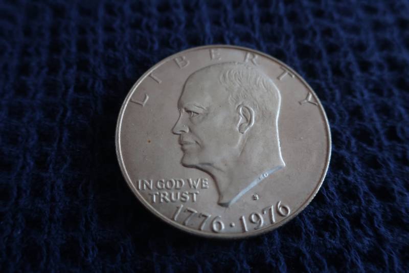 1976 Eisenhower Silver Dollar - 40% Silver