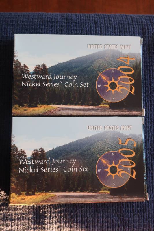 Westward Journey Nickel Coin Sets - 2004 & 2005