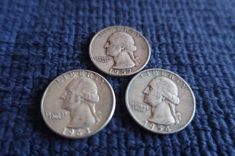 3 Silver Quarters