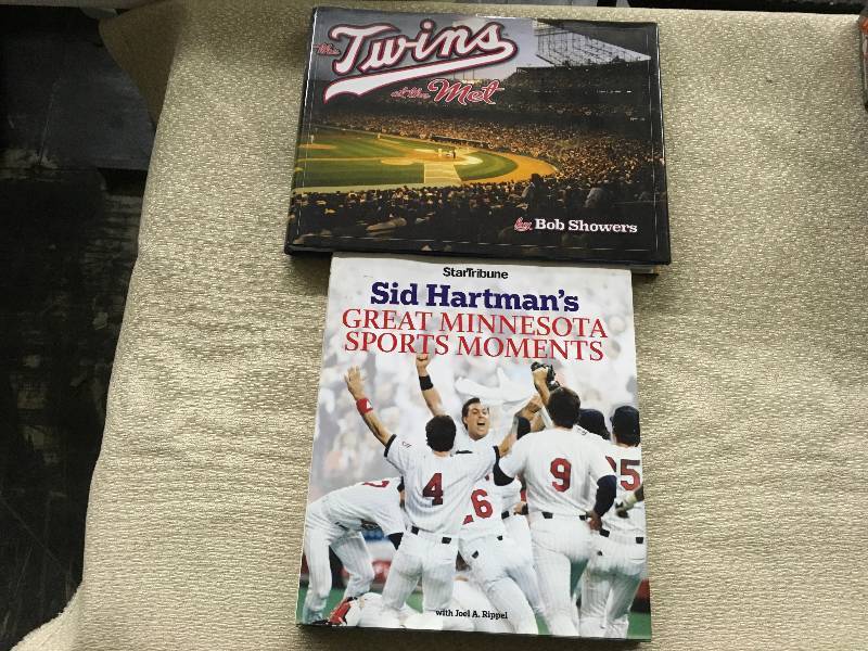 Twins Book & Sid Hartmans Great Minnesota Sports Moments Book