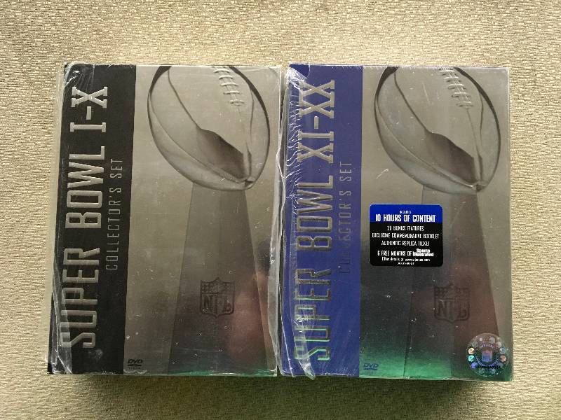 Super Bowl I-X & Super Bowl XI- XX DVD Box Sets
