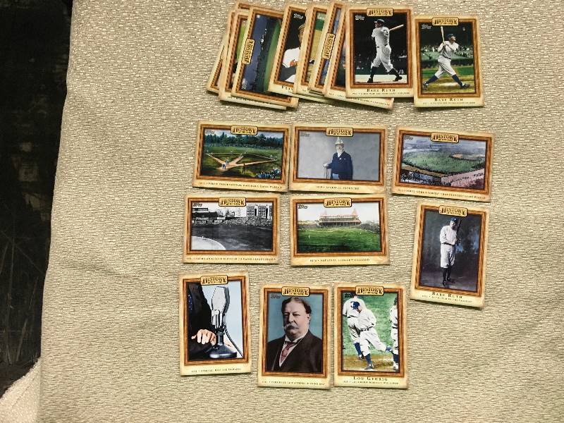 Topps History Of The Game Baseball Cards - Complete Set
