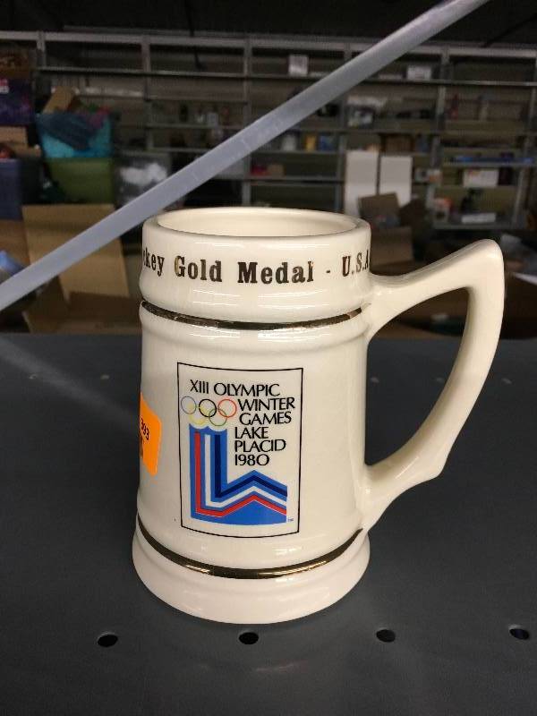 1980 Winter Olympics Hockey Gold Medal USA Stein