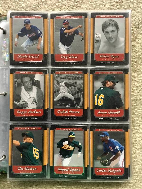Upper Deck Legends Cards Album