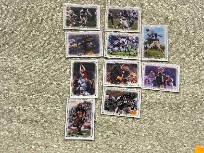 Upper Deck Masterpieces NFL Card Set