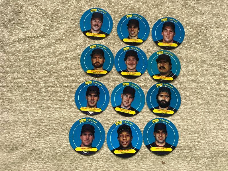 Vintage 80s Master Bread Minnesota Twins Cards