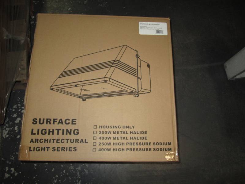 lot 63 image: Intermatic surface mount Metal Hali...