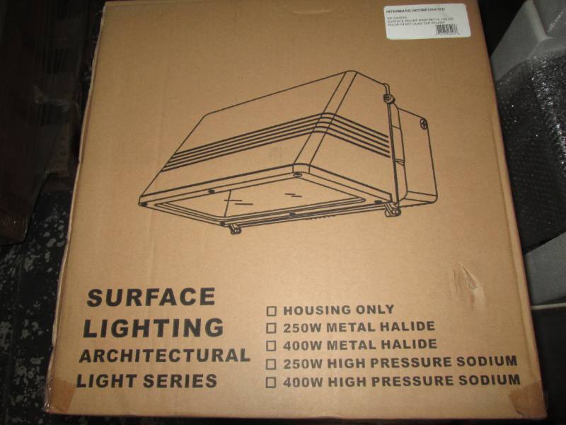 lot 68 image: Intermatic surface mount Metal Hali...