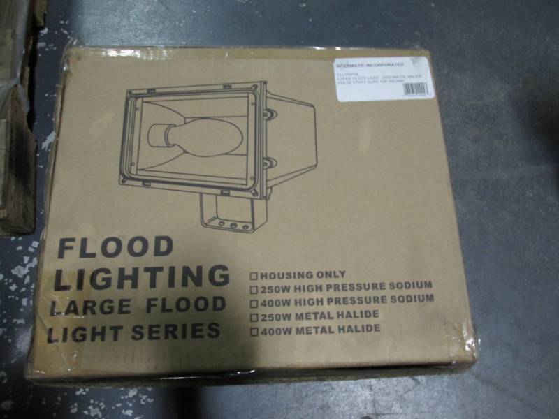 lot 75 image: Large Flood light, Intermatic Flood...