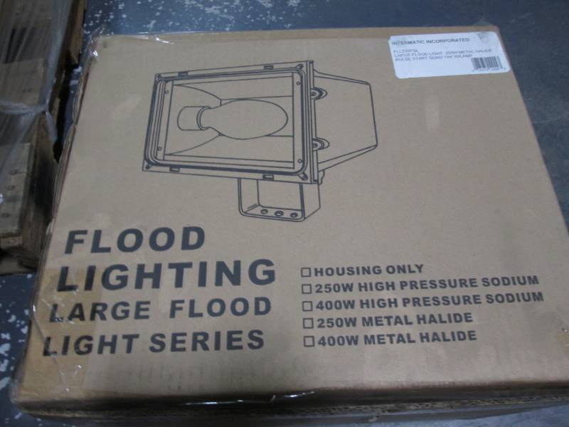 lot 80 image: Large Flood light, Intermatic Flood...