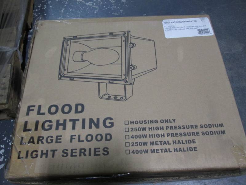 lot 81 image: Large Flood light, Intermatic Flood...