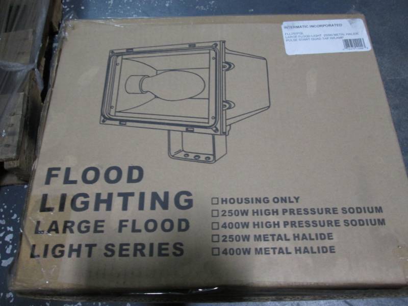 lot 82 image: Large Flood light, Intermatic Flood...
