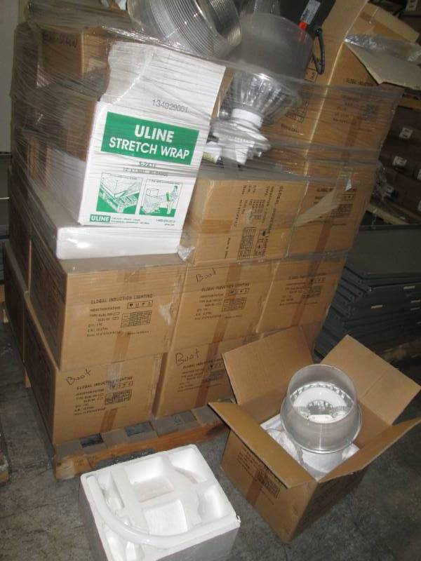 lot 37 image: Pallet of global induction lighting...