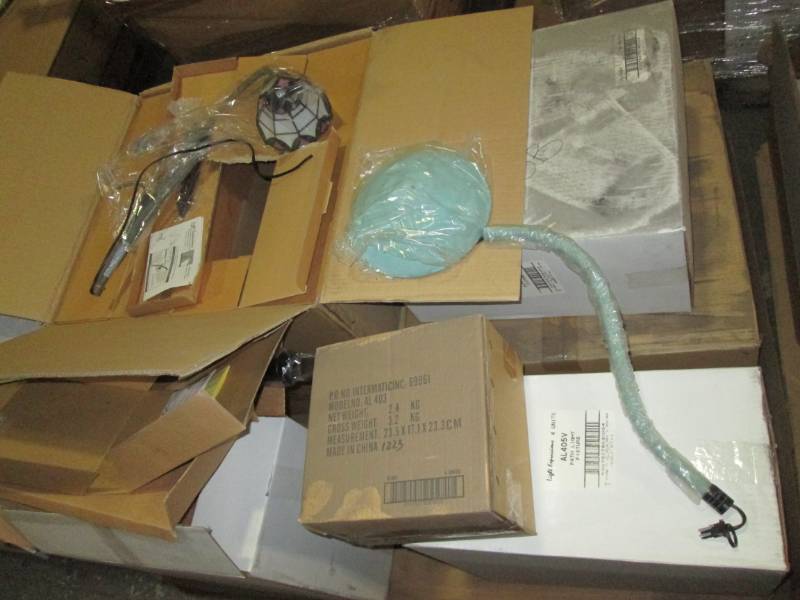 lot 189 image: Pallet of case lots, new path light...