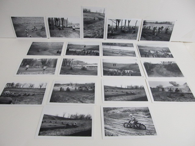 lot 33 image: Group of Original 1950s-60s Hill Climber Motorcycle Race Photos