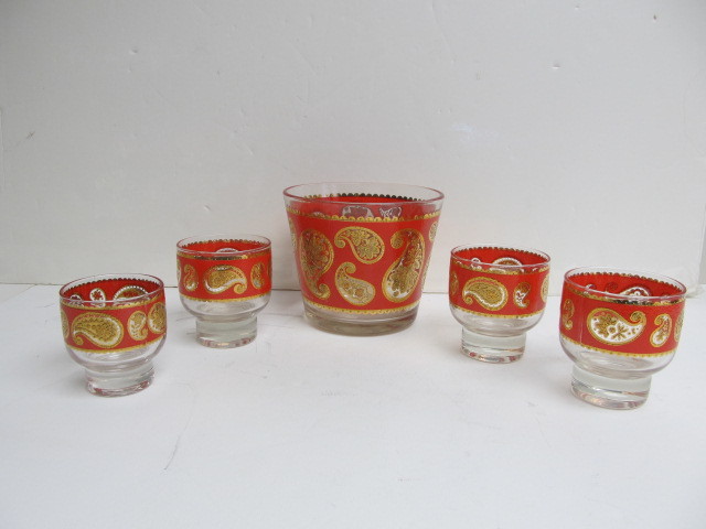 lot 42 image: Vintage Mid Century Signed CULVER Barware