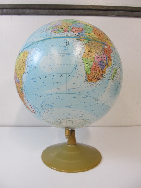 lot 98 image: Vintage 12 World Globe