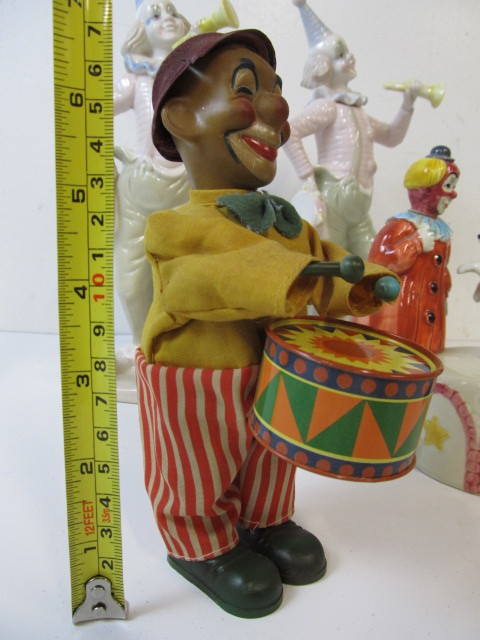 lot 103 image: Clown Figurines Toys etc