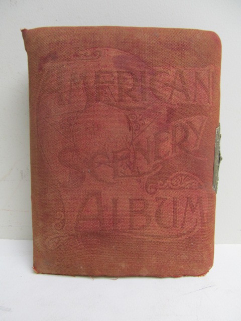 lot 87 image: Antique Victorian AMERICAN SCENERY Photo Album wPhotos