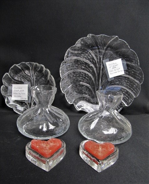 lot 94 image: Group of Vintage Swedish Glassware Orrefors etc
