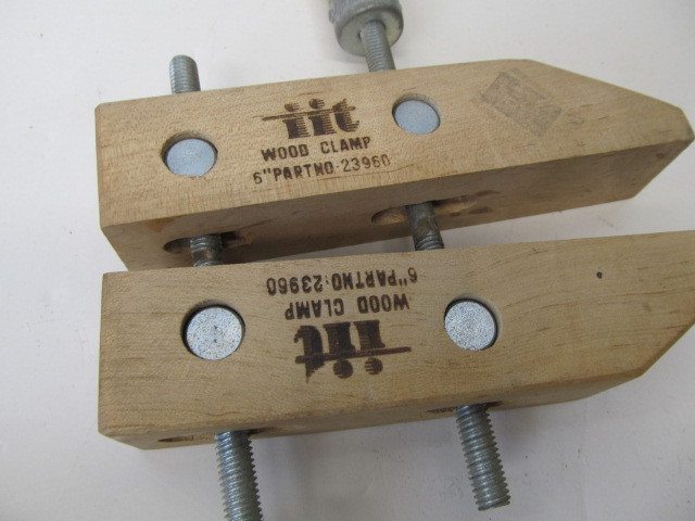 lot 153 image: Group of 3 Woodworking Screw Clamps