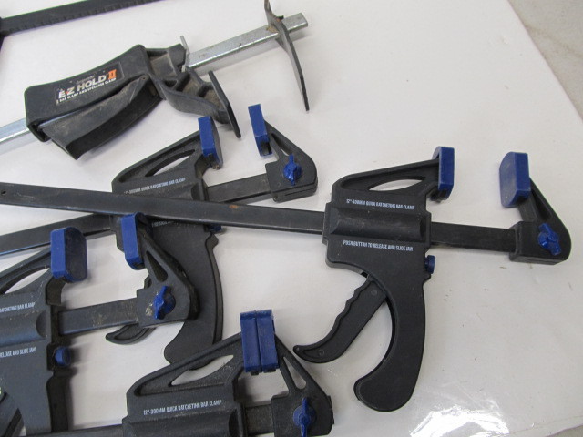lot 154 image: Group of woodworking Clamps