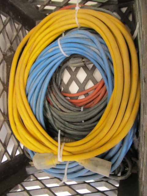 lot 155 image: Lot of Extension Cords & Power Strips
