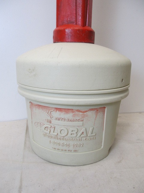 lot 205 image: Large Cigarette Disposal Trash Can
