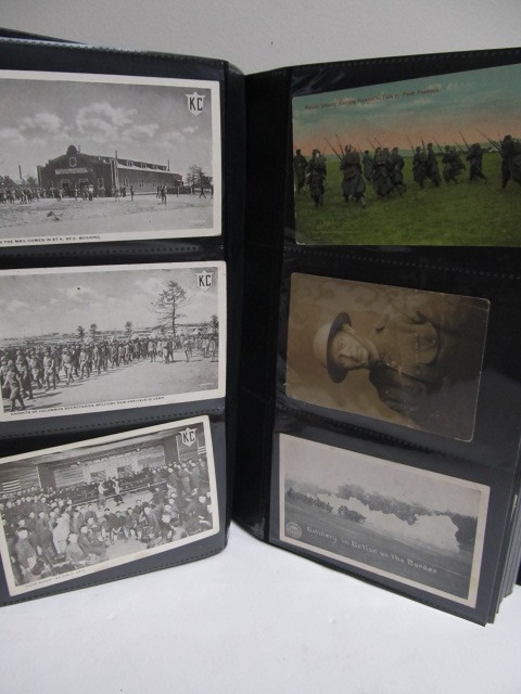 lot 14 image: Large Collection of 200 Original WWI Postcards